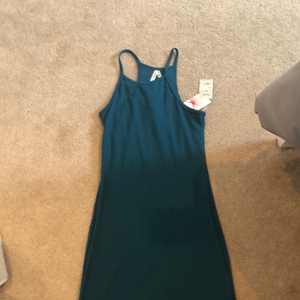 Blue coral dress